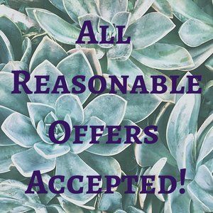 All Reasonable Offers Accepted!